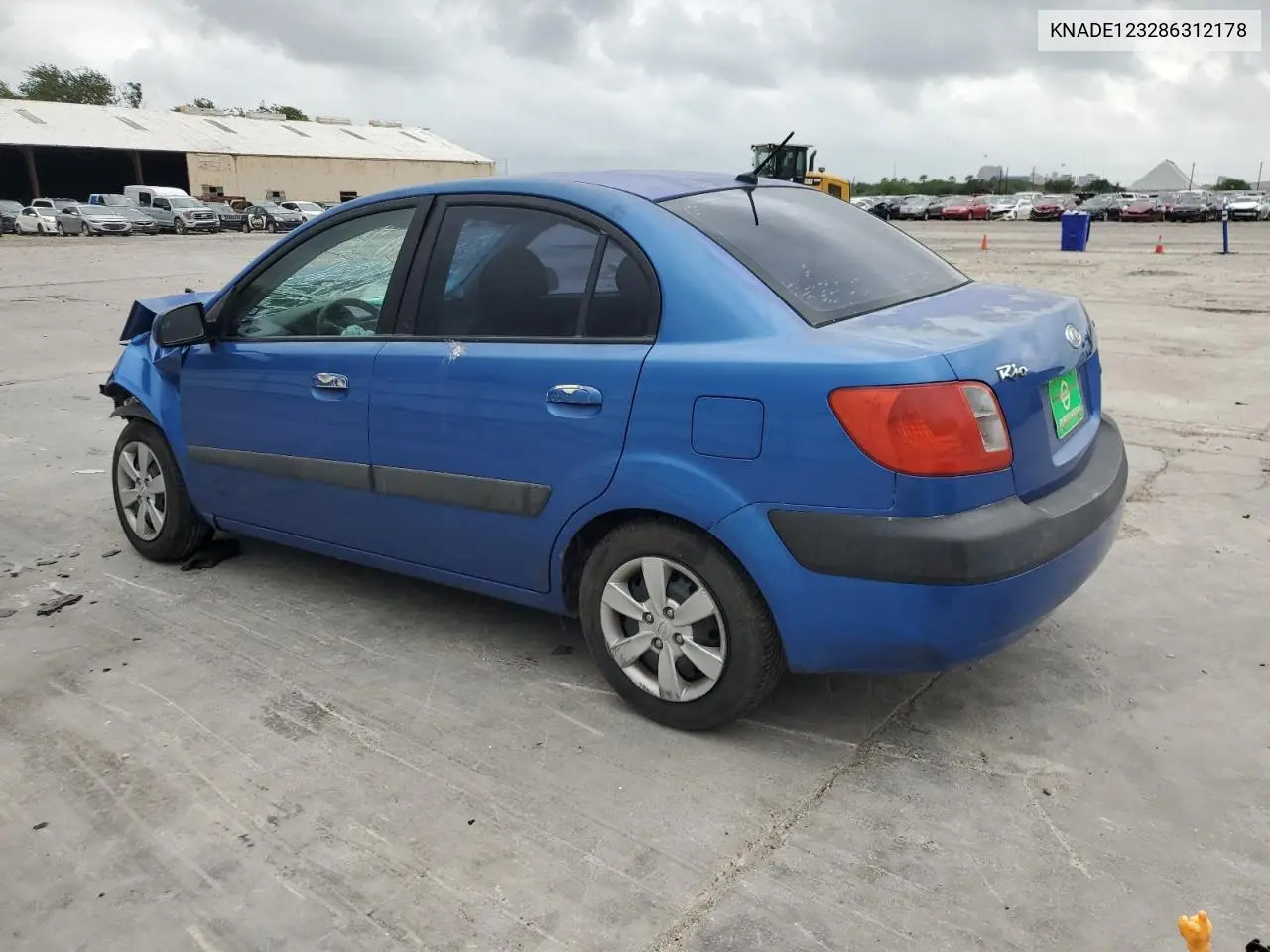 2008 Kia Rio Base VIN: KNADE123286312178 Lot: 55810005