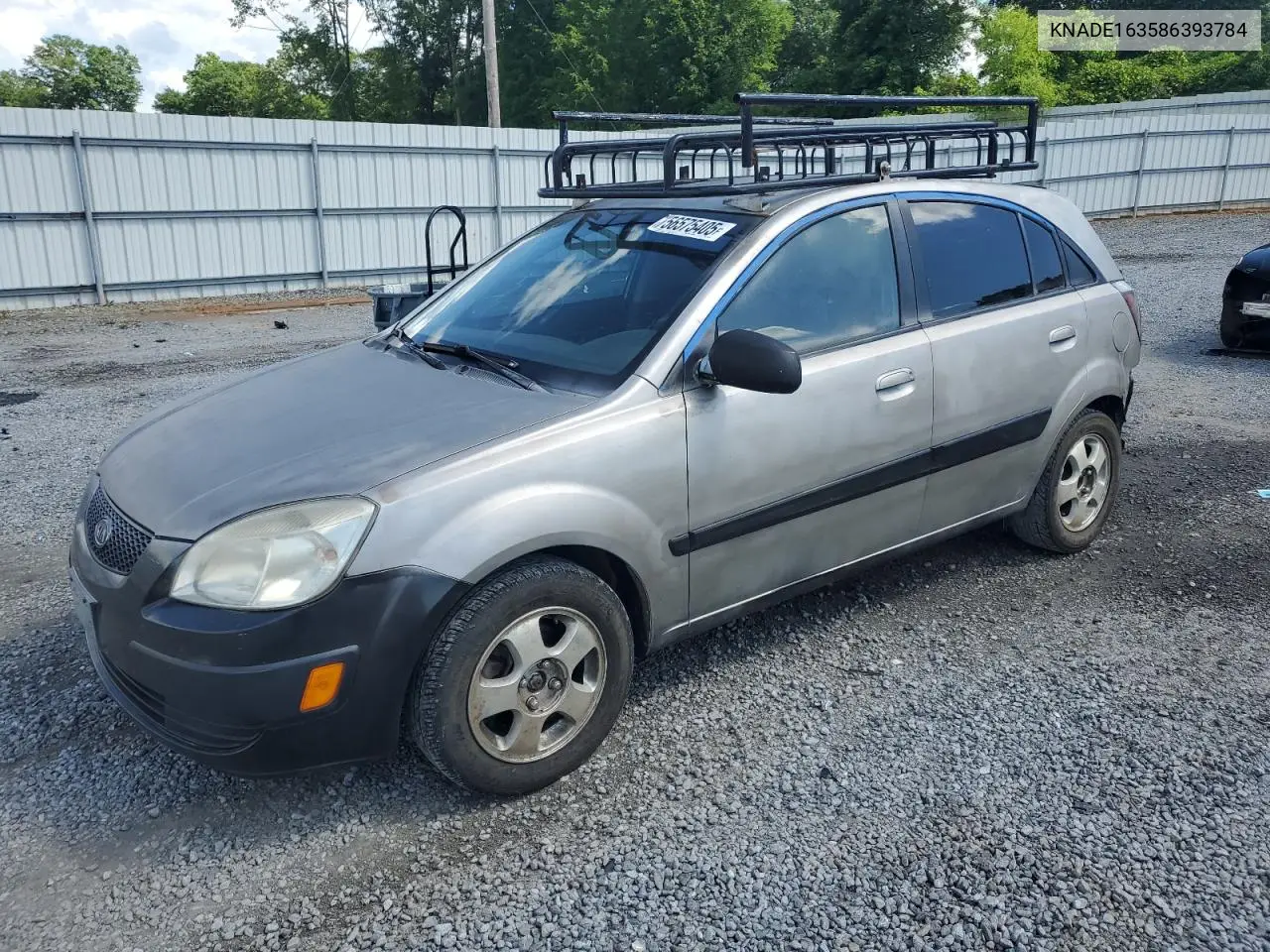 2008 Kia Rio 5 Sx VIN: KNADE163586393784 Lot: 56575405
