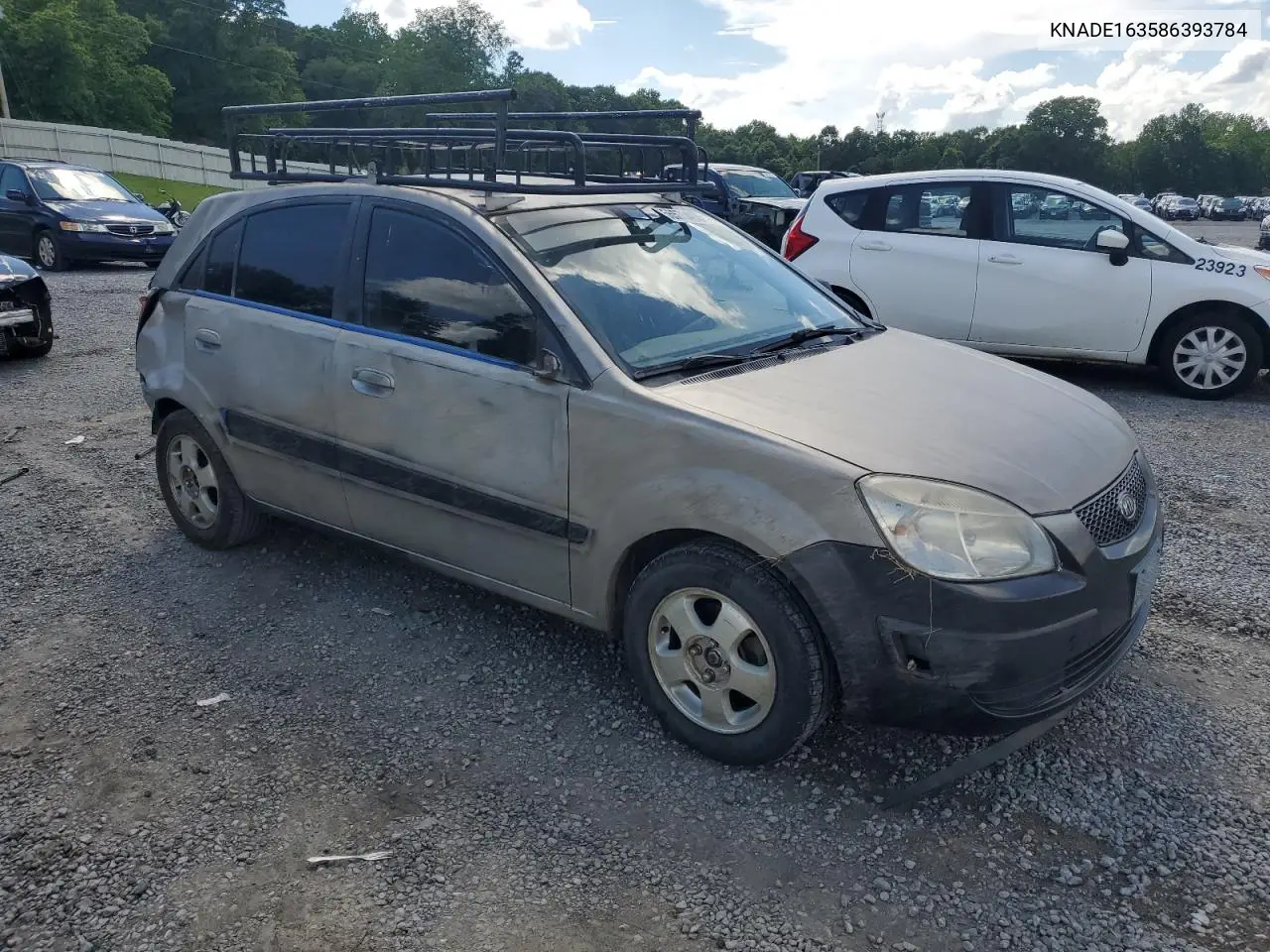 2008 Kia Rio 5 Sx VIN: KNADE163586393784 Lot: 56575405