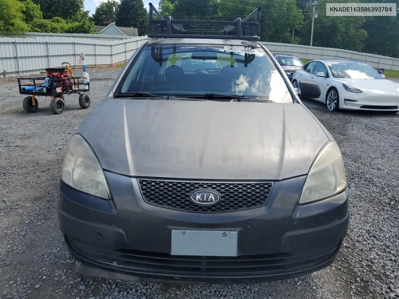 2008 Kia Rio 5 Sx VIN: KNADE163586393784 Lot: 56575405