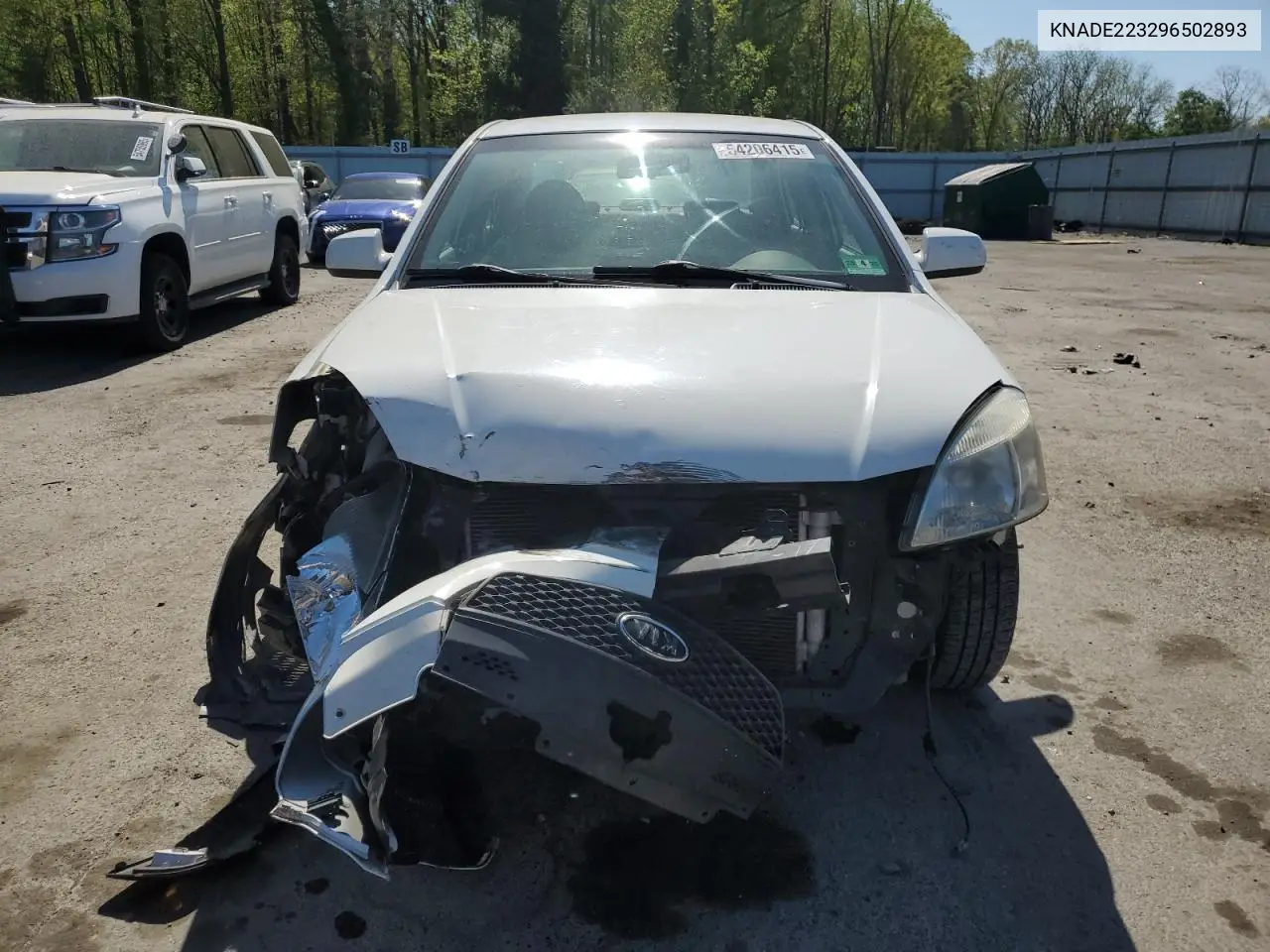 2009 Kia Rio Base VIN: KNADE223296502893 Lot: 54206415