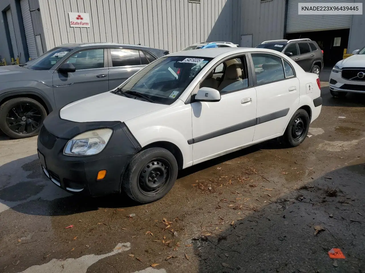 2009 Kia Rio Base VIN: KNADE223X96439445 Lot: 54619335