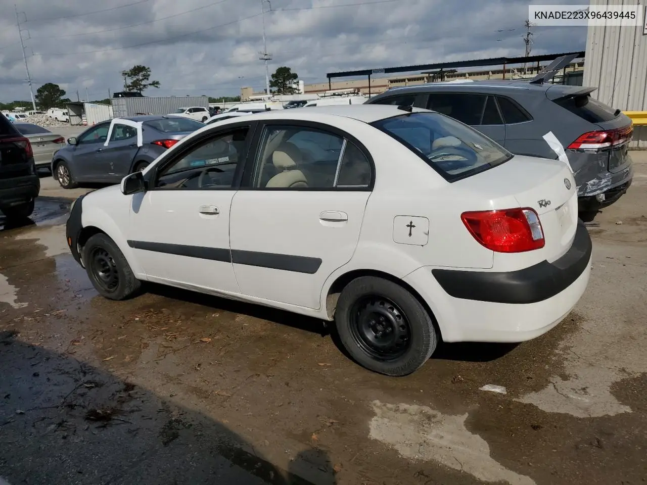 2009 Kia Rio Base VIN: KNADE223X96439445 Lot: 54619335