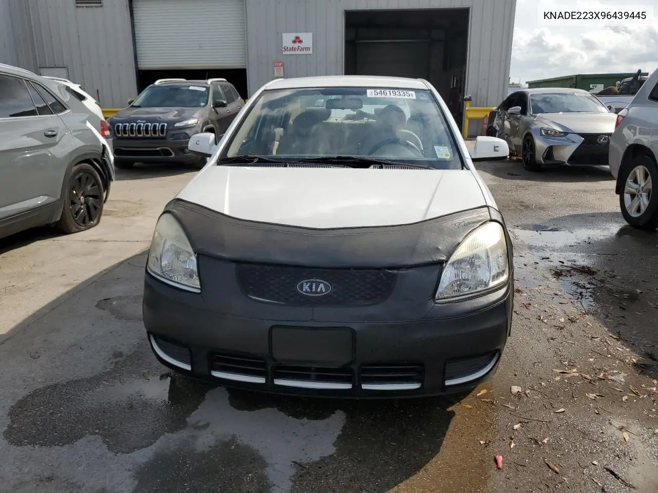 2009 Kia Rio Base VIN: KNADE223X96439445 Lot: 54619335