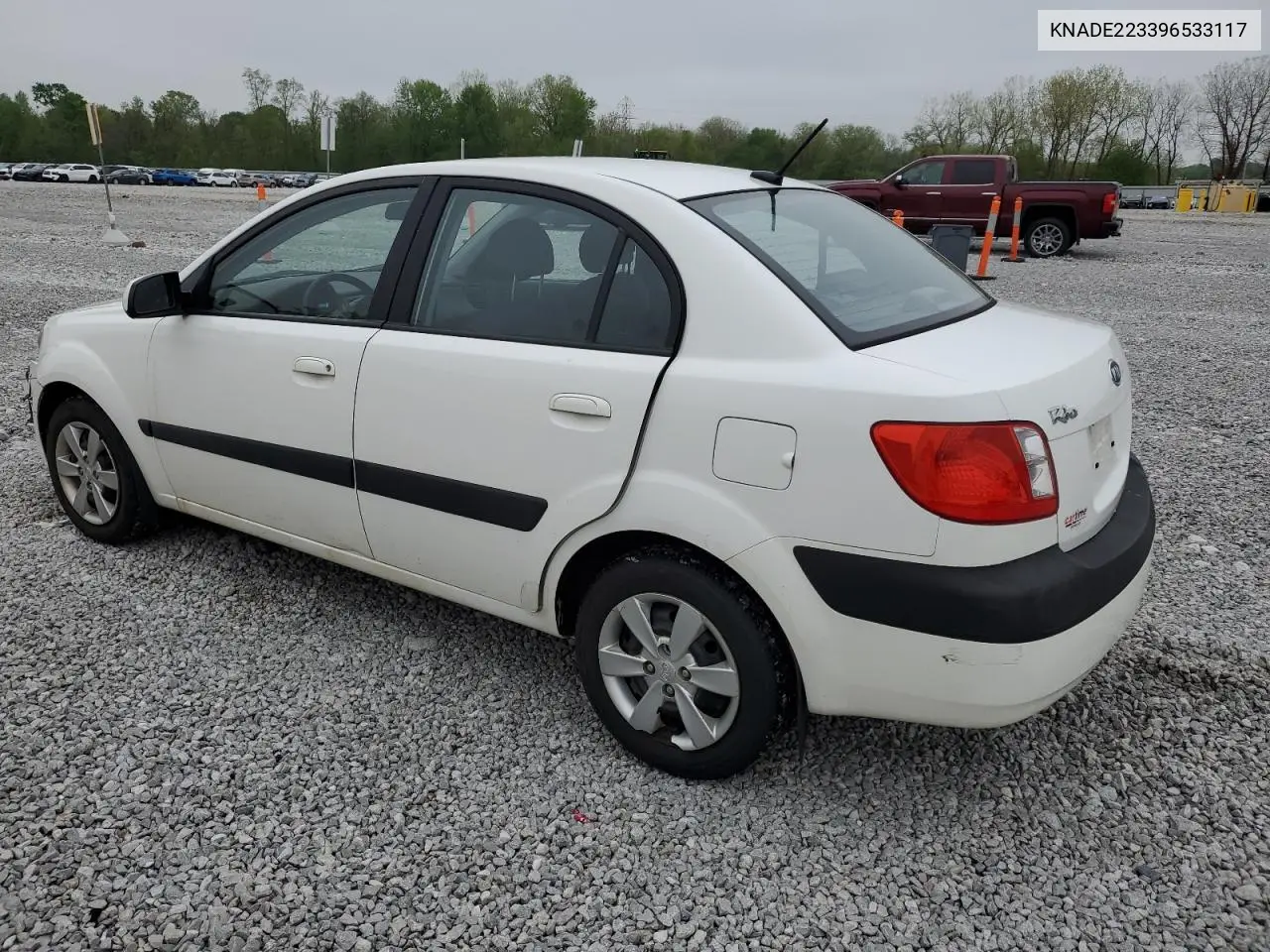 2009 Kia Rio Base VIN: KNADE223396533117 Lot: 56147735