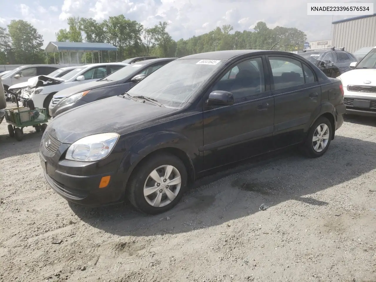 2009 Kia Rio Base VIN: KNADE223396576534 Lot: 56341645