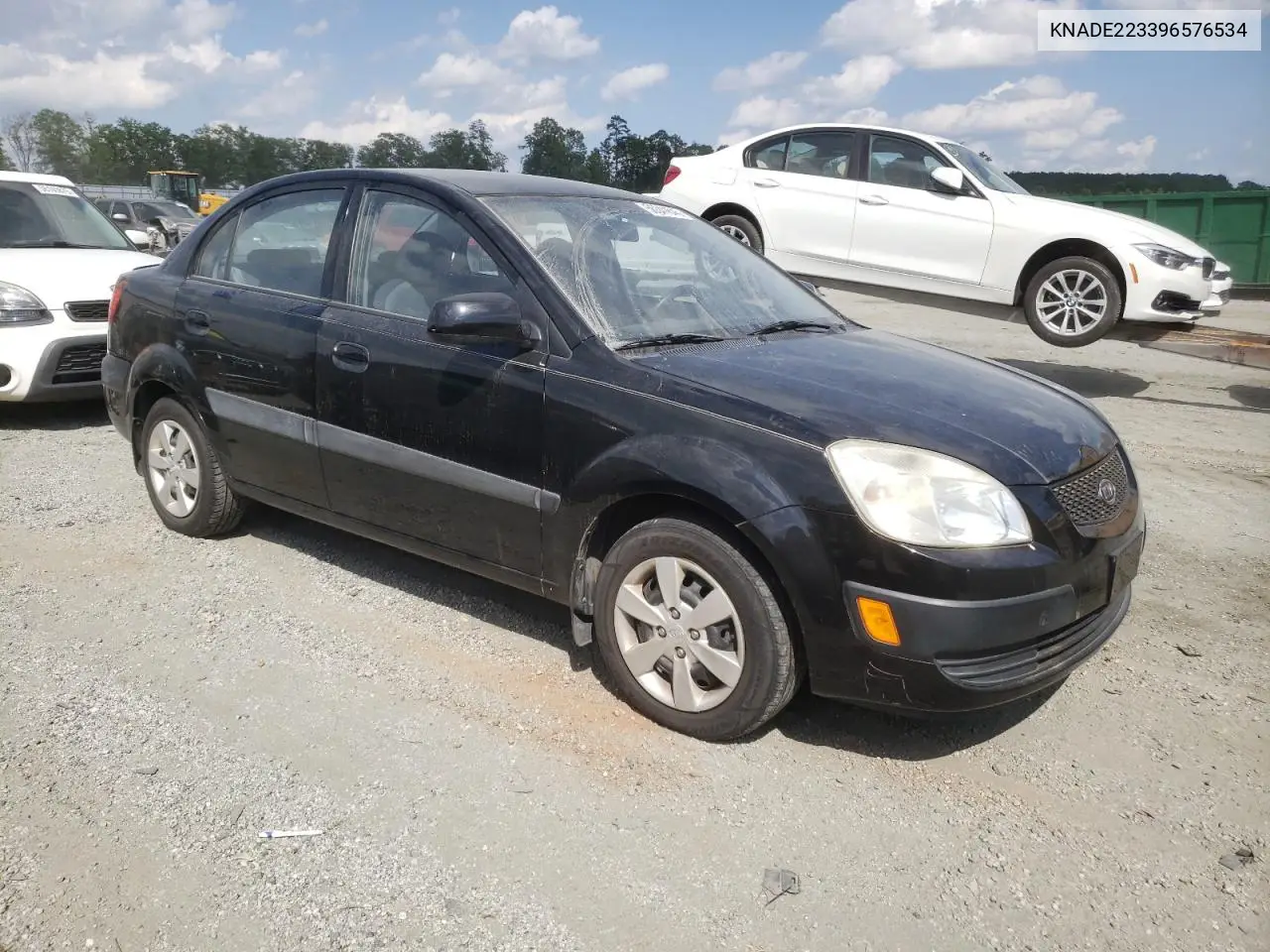 2009 Kia Rio Base VIN: KNADE223396576534 Lot: 56341645