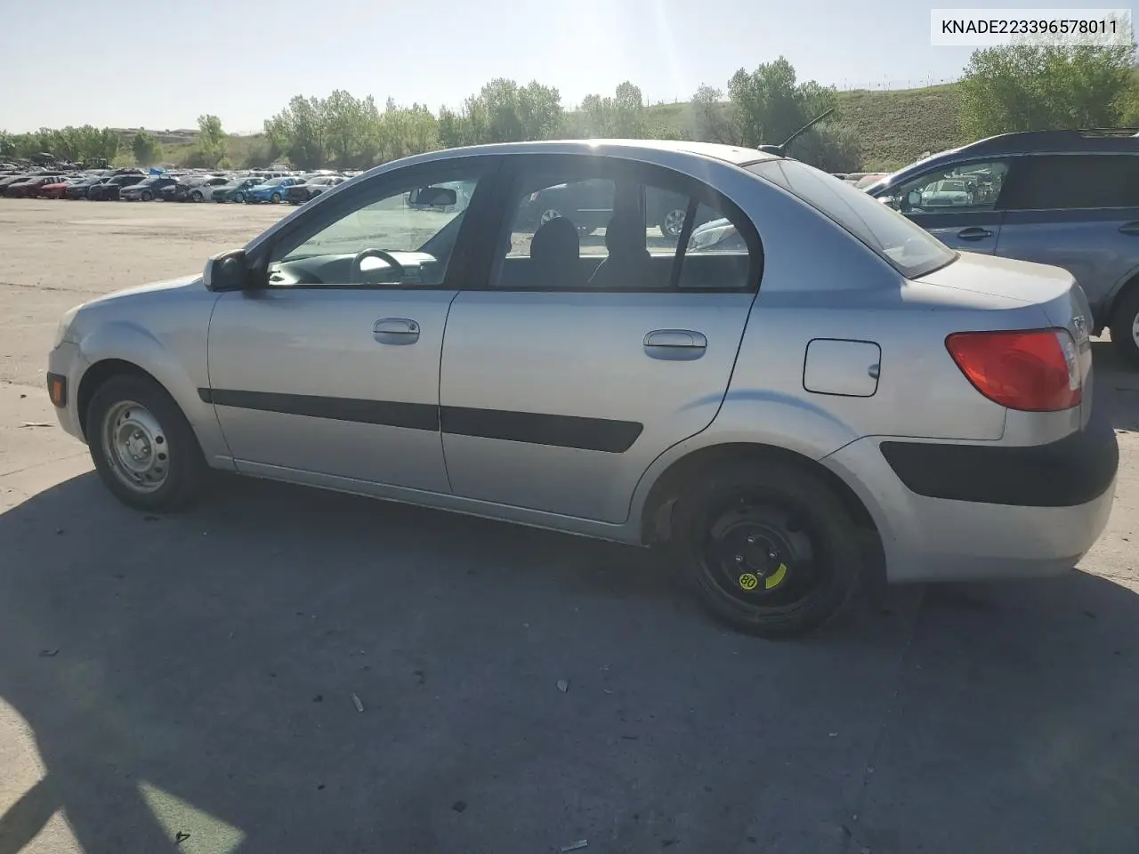 2009 Kia Rio Base VIN: KNADE223396578011 Lot: 56980575