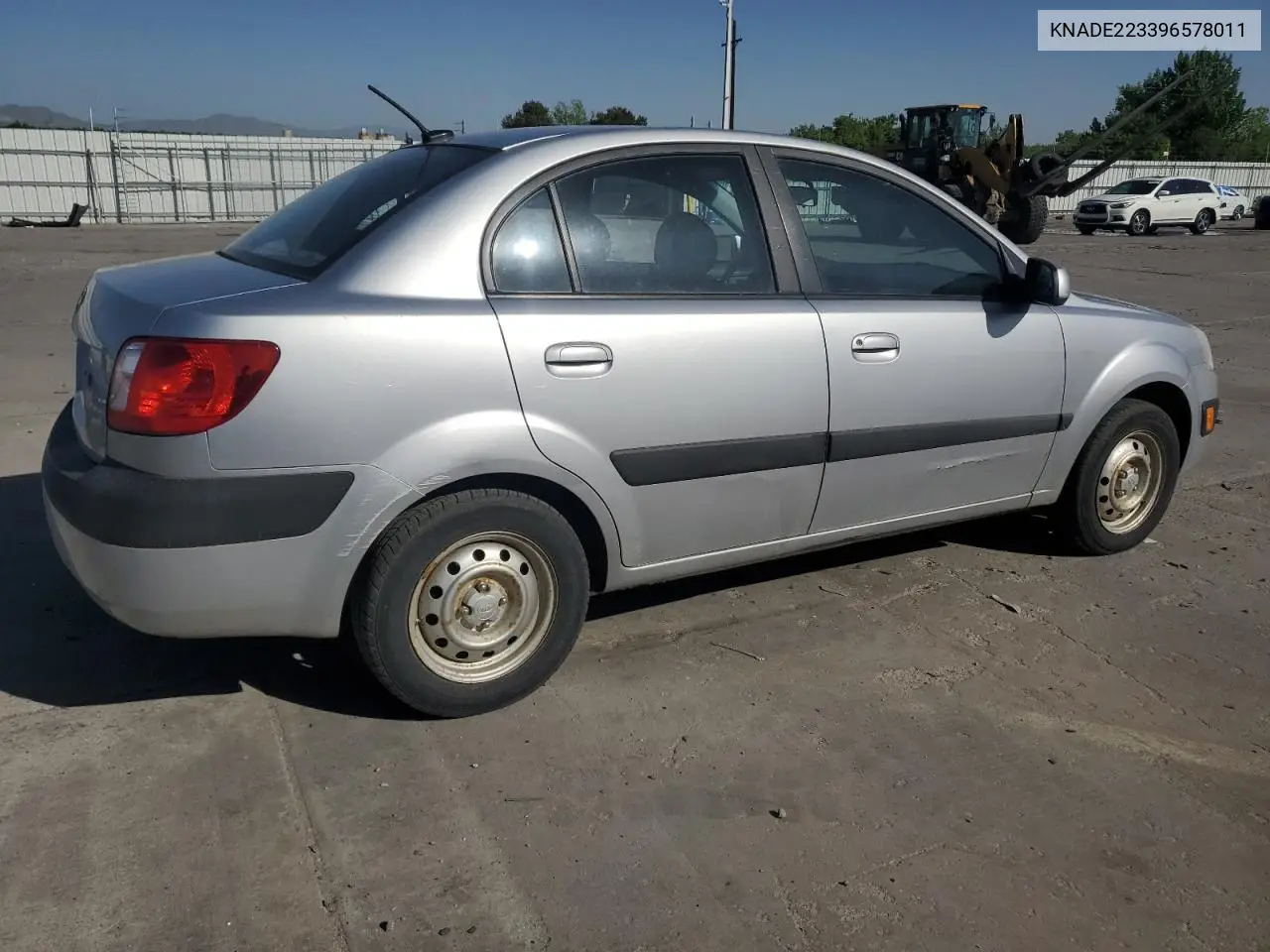 2009 Kia Rio Base VIN: KNADE223396578011 Lot: 56980575