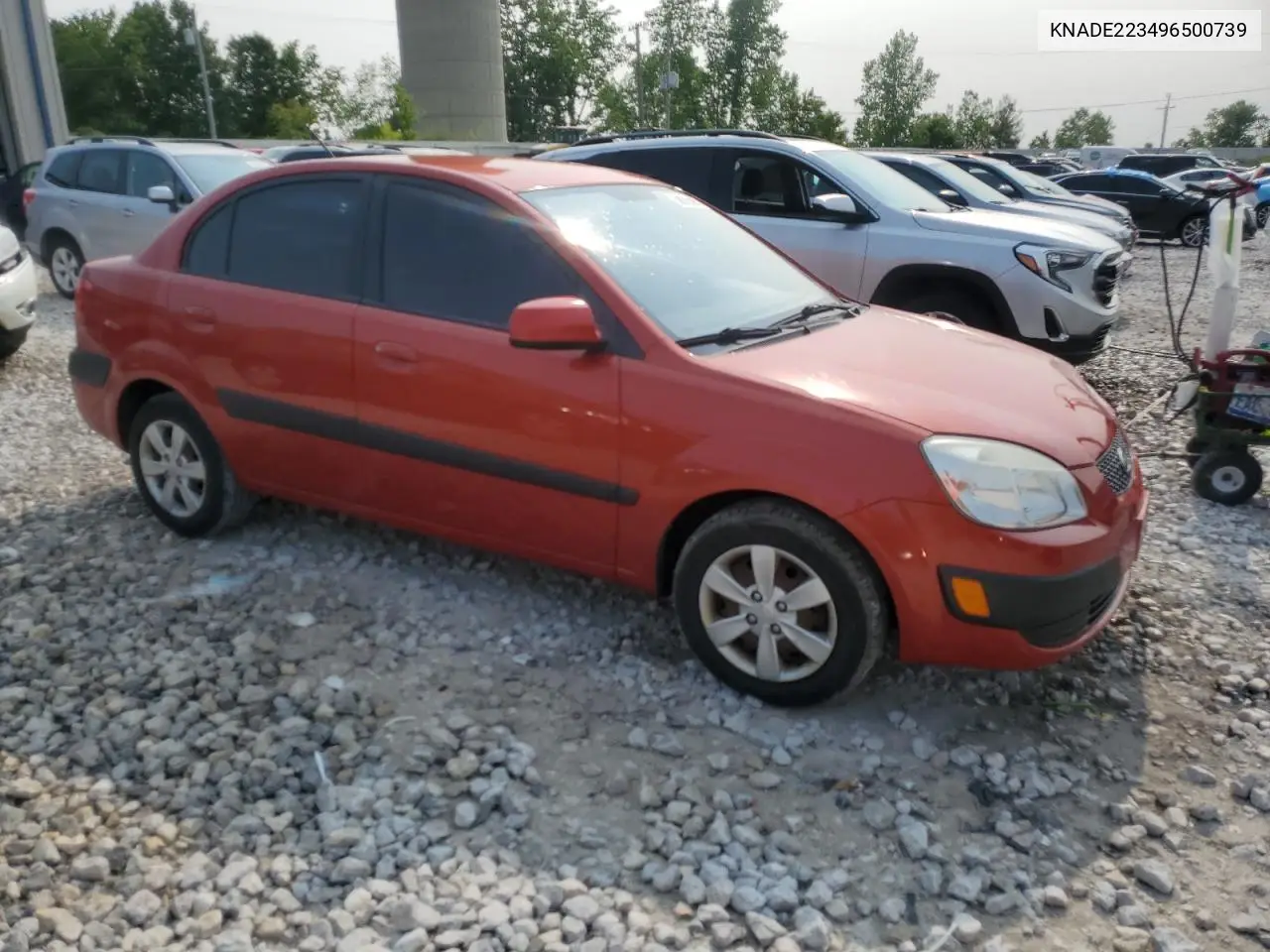 2009 Kia Rio Base VIN: KNADE223496500739 Lot: 58975395