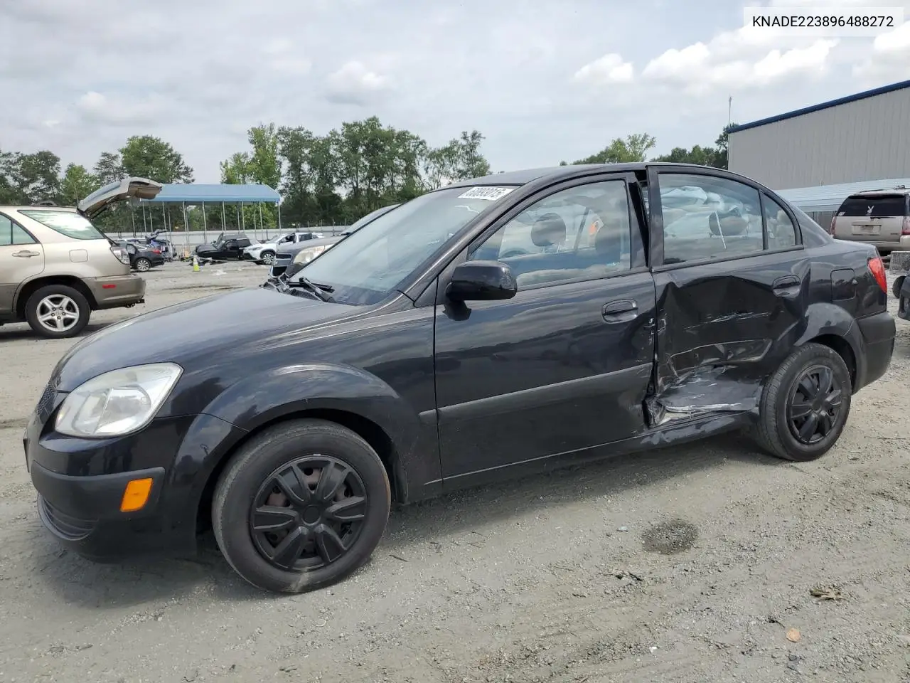 2009 Kia Rio Base VIN: KNADE223896488272 Lot: 60893015