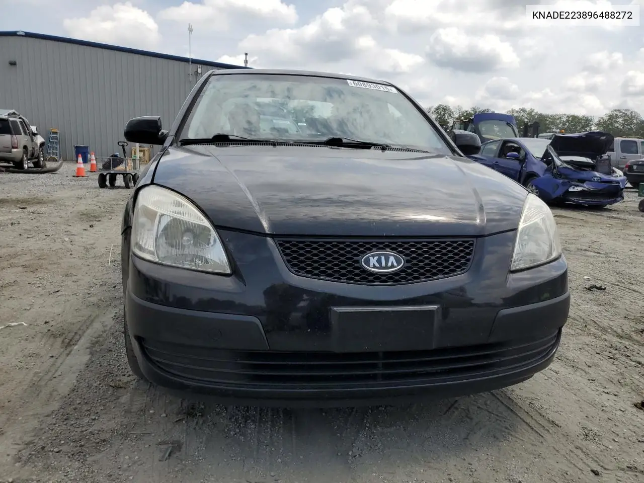 2009 Kia Rio Base VIN: KNADE223896488272 Lot: 60893015