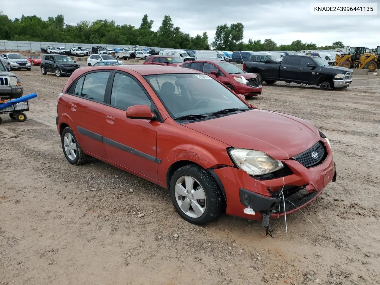 2009 Kia Rio 5 Sx VIN: KNADE243996441135 Lot: 61589505