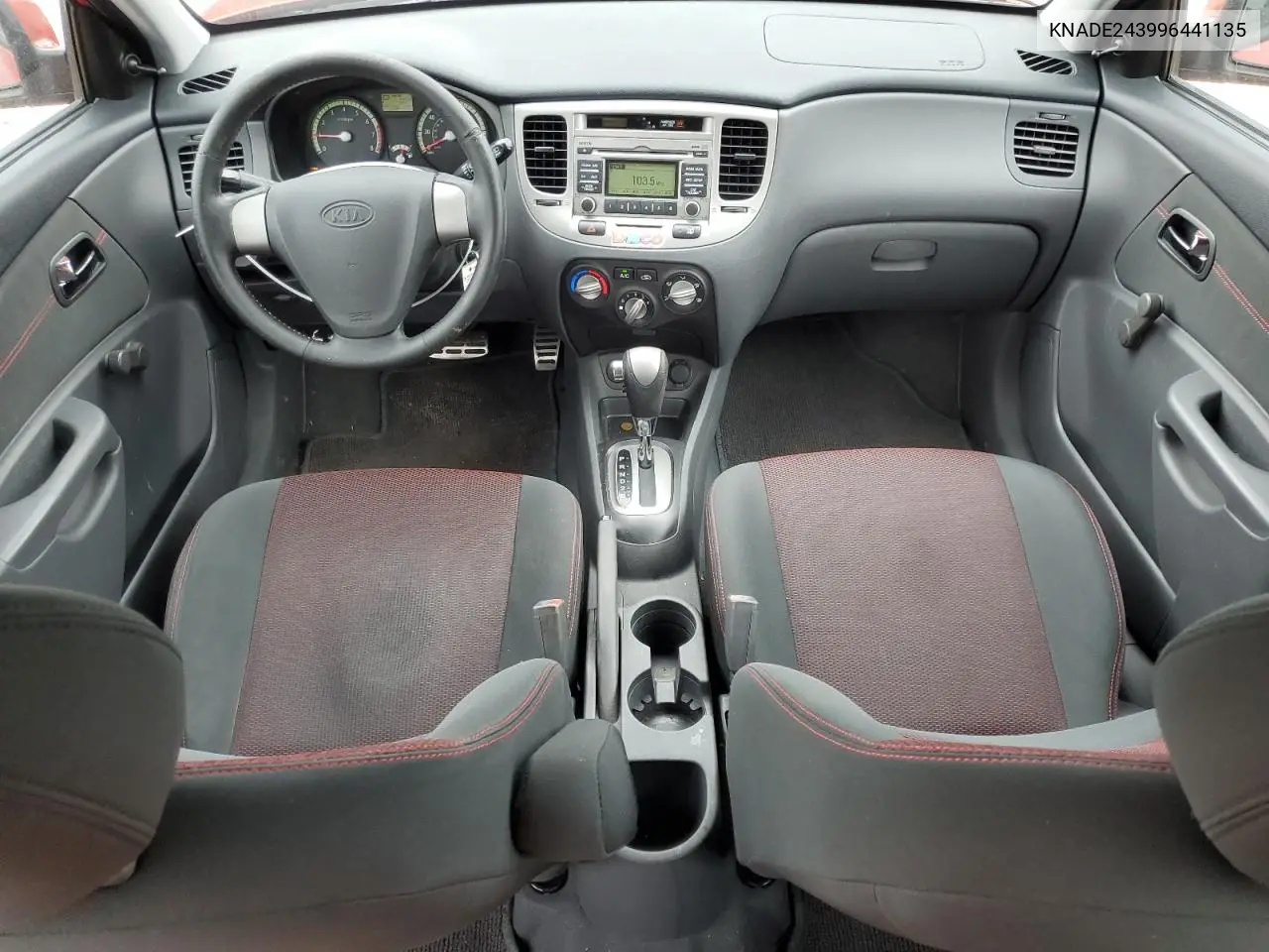 2009 Kia Rio 5 Sx VIN: KNADE243996441135 Lot: 61589505