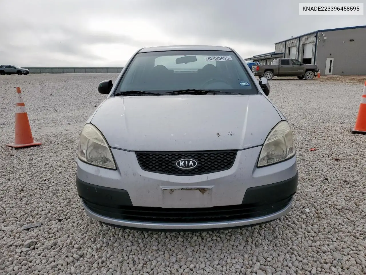 2009 Kia Rio Base VIN: KNADE223396458595 Lot: 62408455