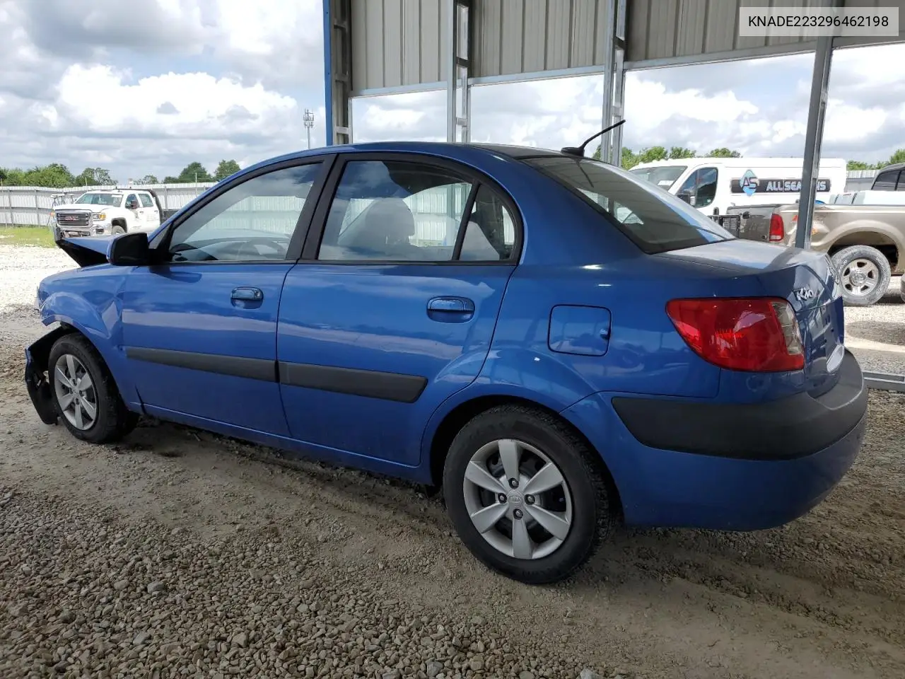 2009 Kia Rio Base VIN: KNADE223296462198 Lot: 65591425