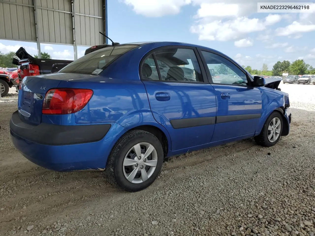 2009 Kia Rio Base VIN: KNADE223296462198 Lot: 65591425