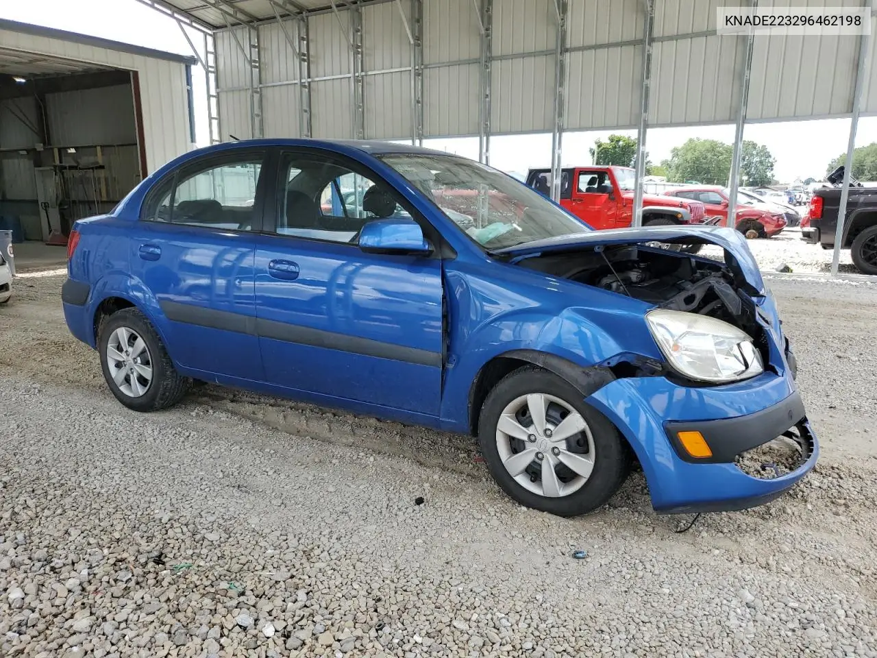 2009 Kia Rio Base VIN: KNADE223296462198 Lot: 65591425