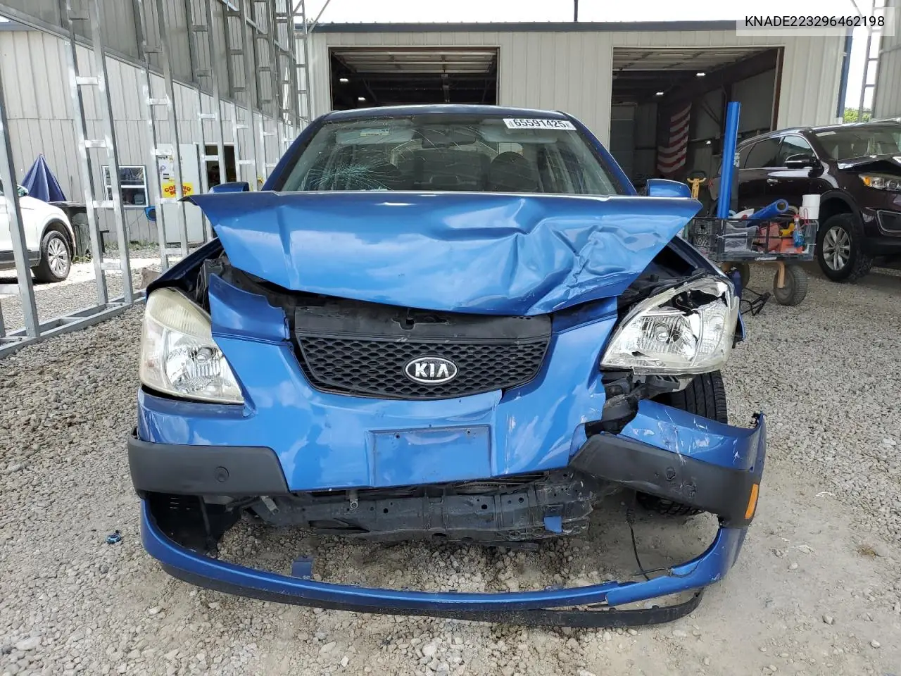 2009 Kia Rio Base VIN: KNADE223296462198 Lot: 65591425