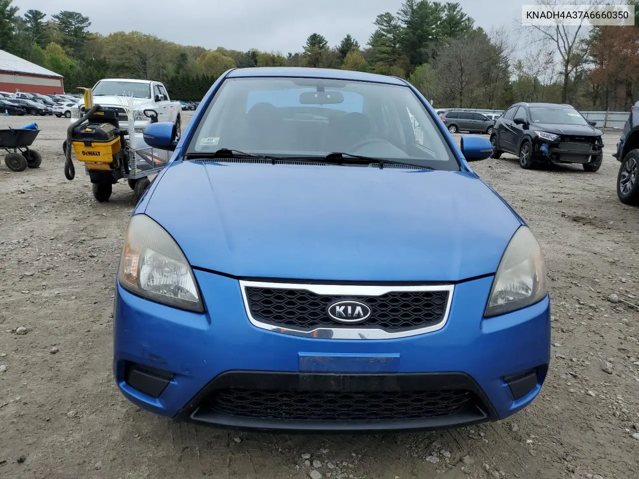 2010 Kia Rio Lx VIN: KNADH4A37A6660350 Lot: 55643125