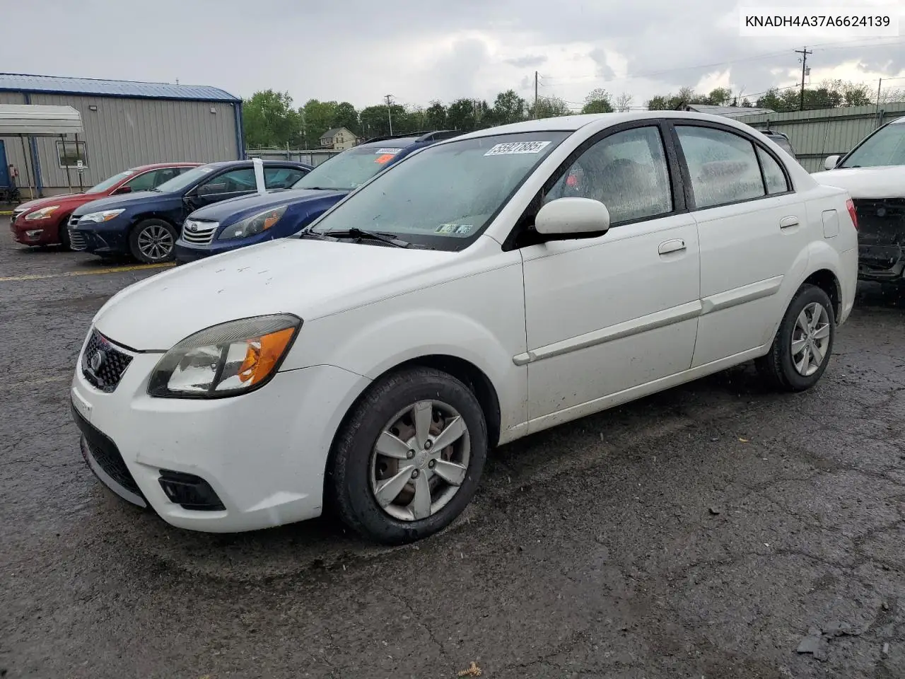 2010 Kia Rio Lx VIN: KNADH4A37A6624139 Lot: 55927885