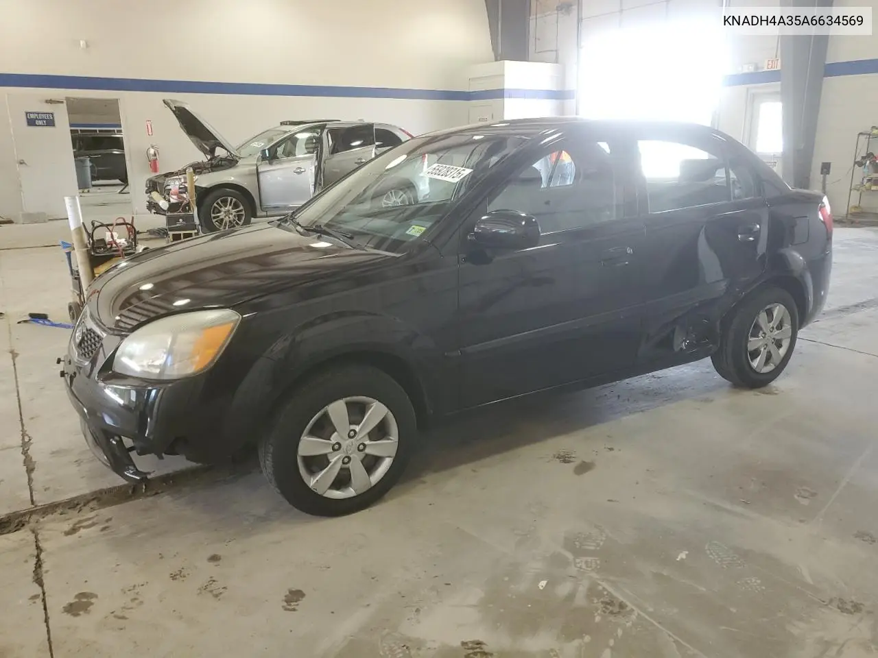 2010 Kia Rio Lx VIN: KNADH4A35A6634569 Lot: 55928315