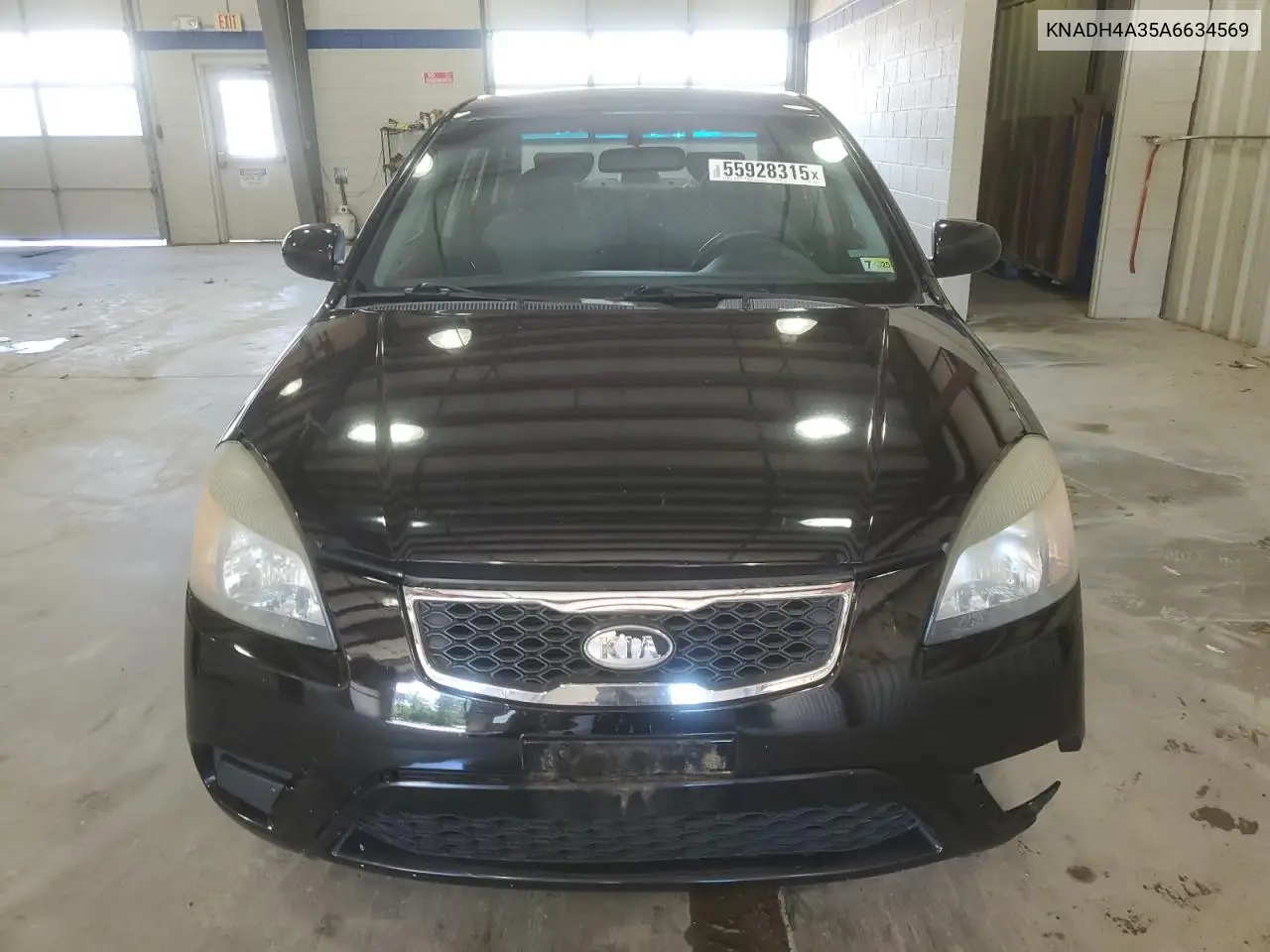 2010 Kia Rio Lx VIN: KNADH4A35A6634569 Lot: 55928315