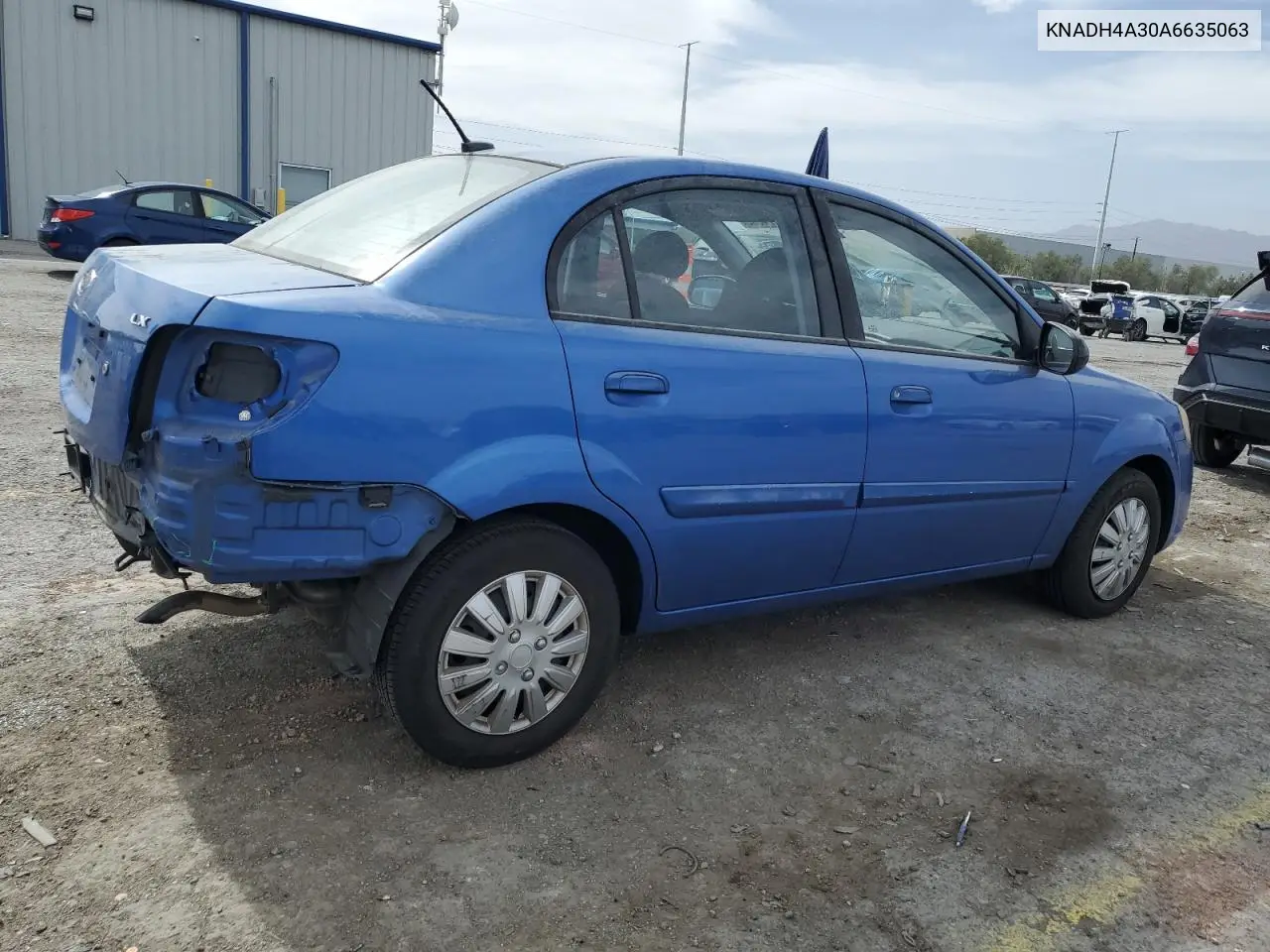2010 Kia Rio Lx VIN: KNADH4A30A6635063 Lot: 56174835
