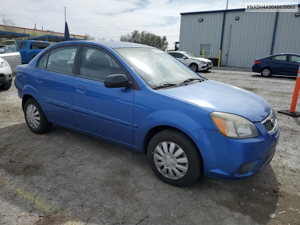 2010 Kia Rio Lx VIN: KNADH4A30A6635063 Lot: 56174835