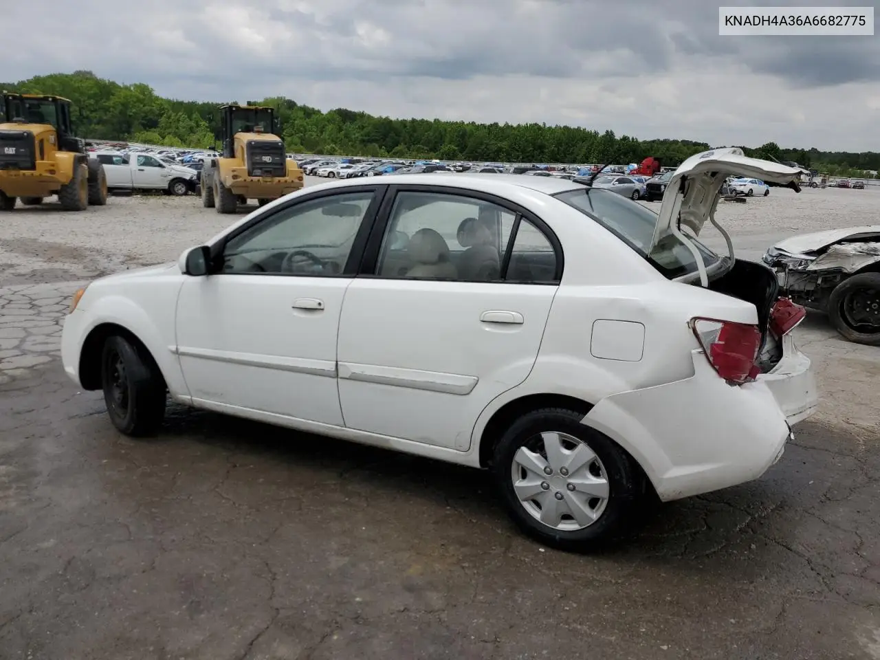2010 Kia Rio Lx VIN: KNADH4A36A6682775 Lot: 56206505