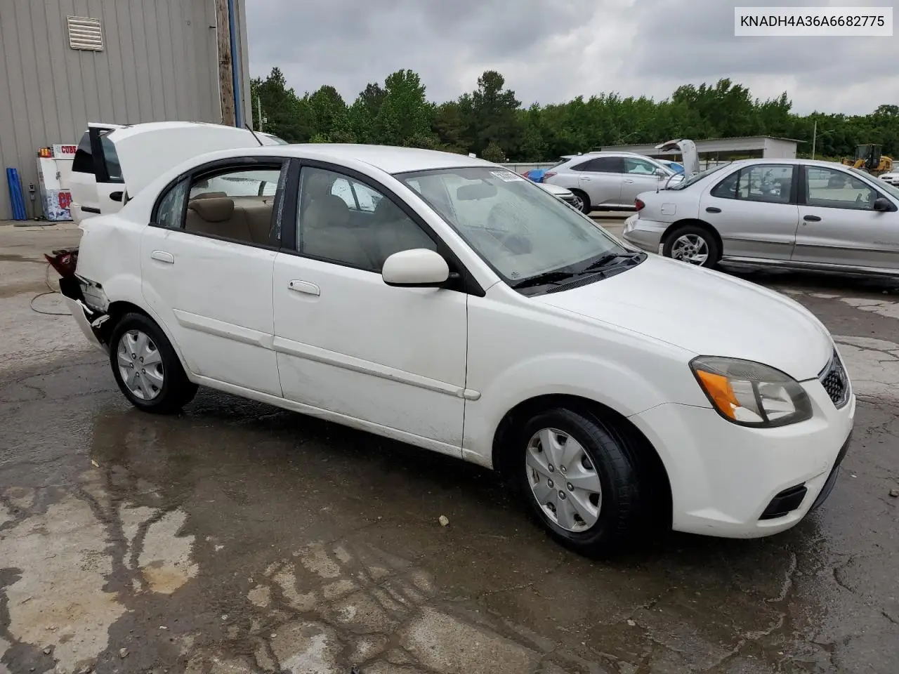 2010 Kia Rio Lx VIN: KNADH4A36A6682775 Lot: 56206505