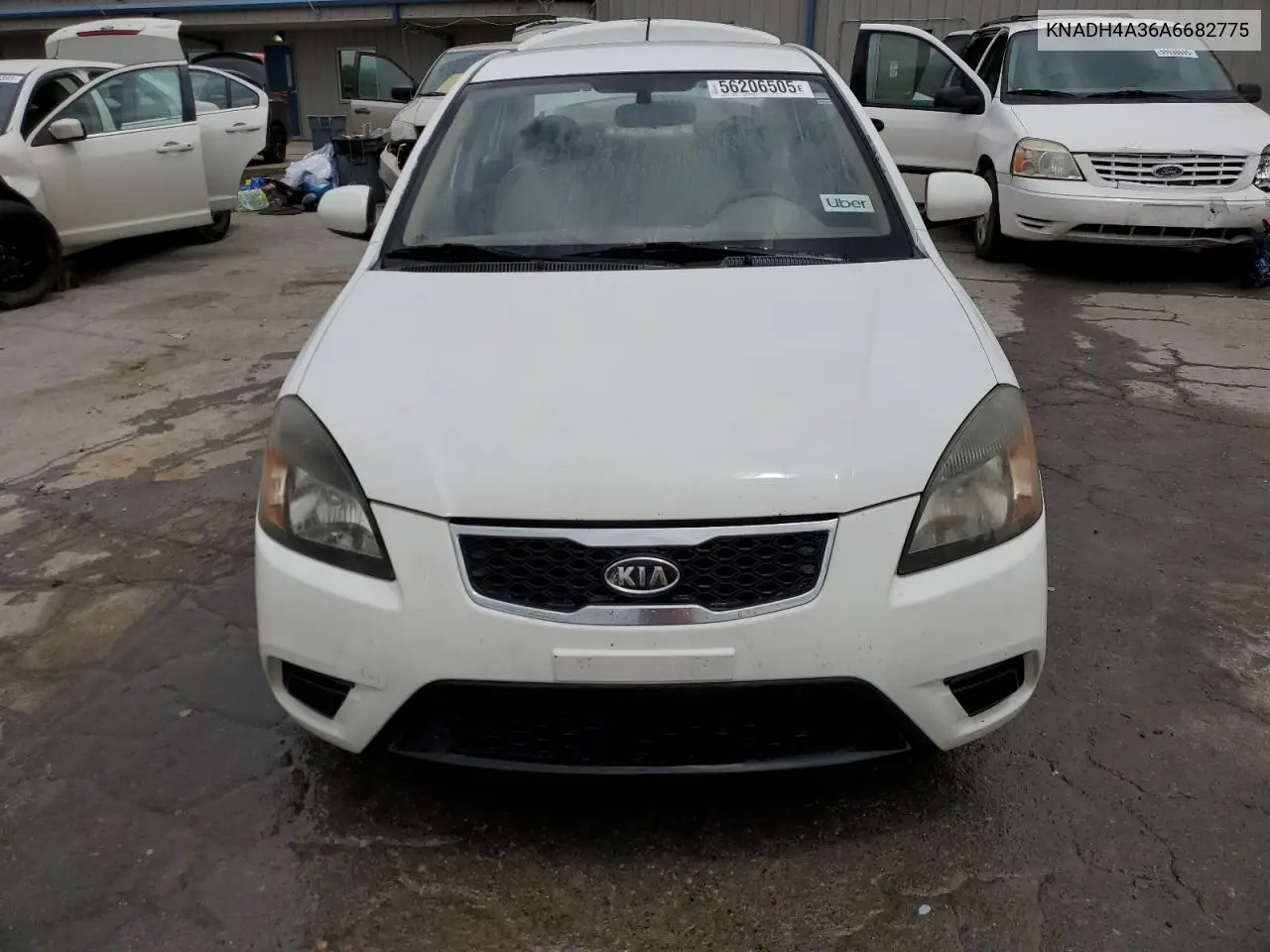 2010 Kia Rio Lx VIN: KNADH4A36A6682775 Lot: 56206505