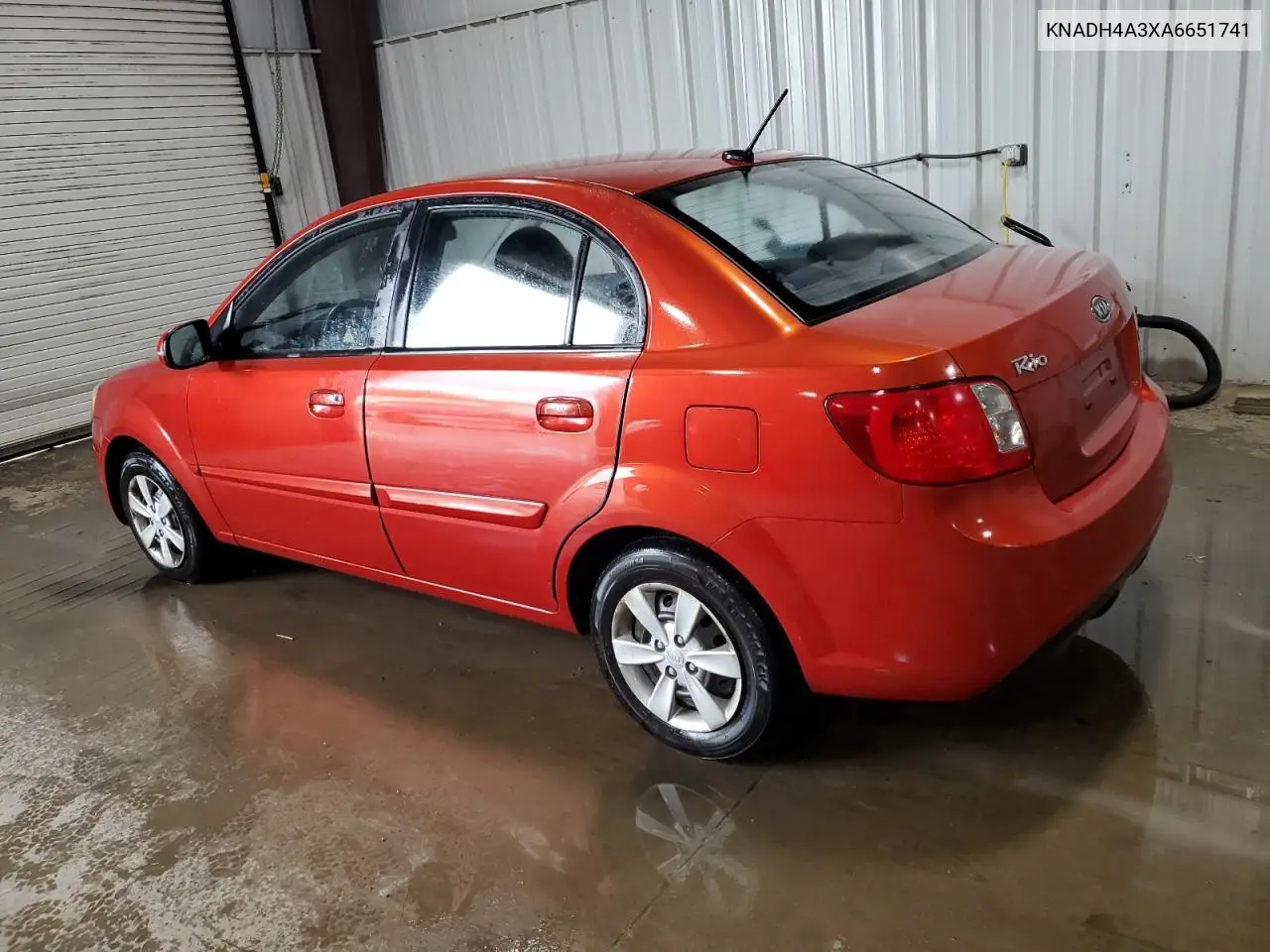 2010 Kia Rio Lx VIN: KNADH4A3XA6651741 Lot: 58344835