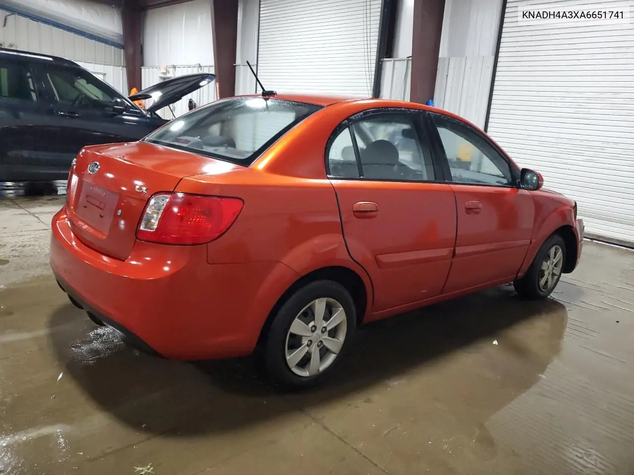 2010 Kia Rio Lx VIN: KNADH4A3XA6651741 Lot: 58344835