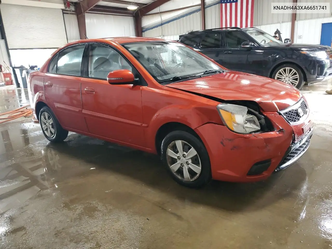 2010 Kia Rio Lx VIN: KNADH4A3XA6651741 Lot: 58344835
