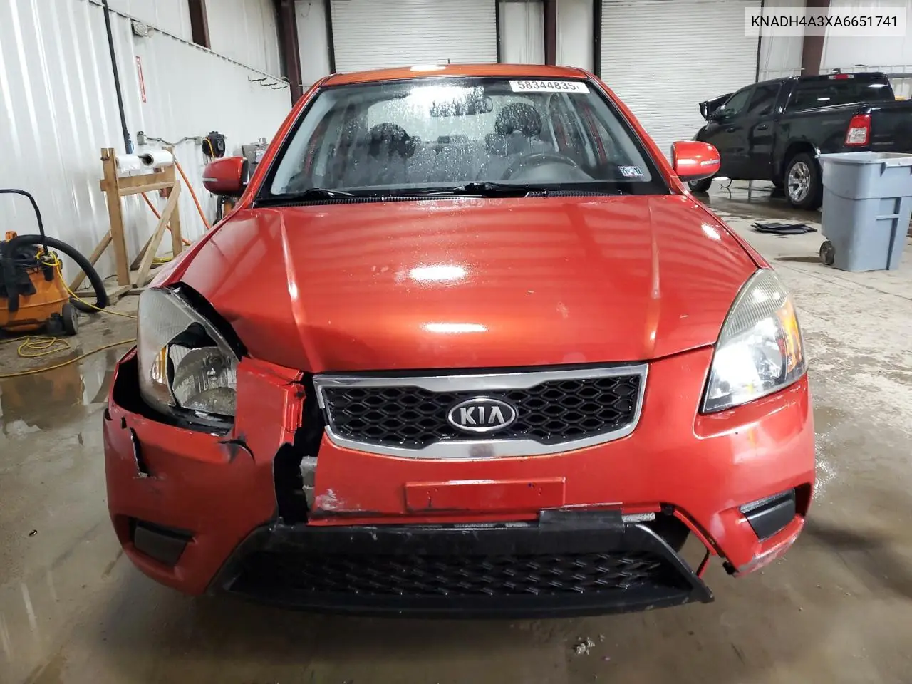 2010 Kia Rio Lx VIN: KNADH4A3XA6651741 Lot: 58344835