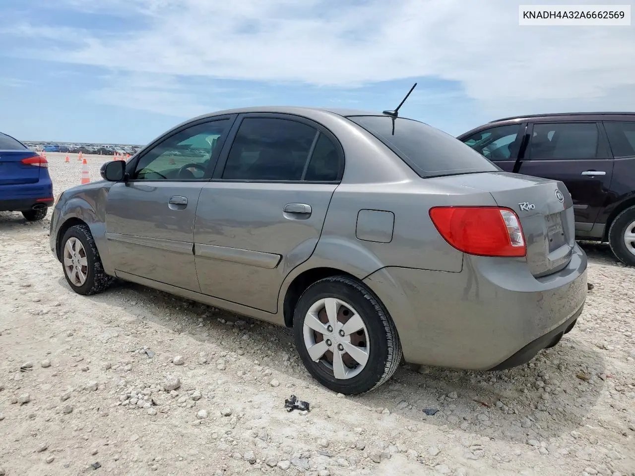 2010 Kia Rio Lx VIN: KNADH4A32A6662569 Lot: 59848655
