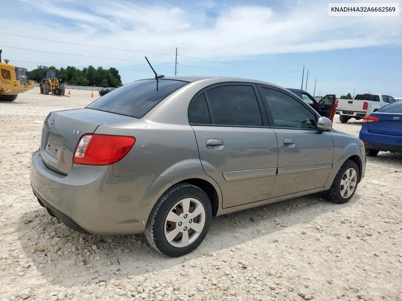 2010 Kia Rio Lx VIN: KNADH4A32A6662569 Lot: 59848655