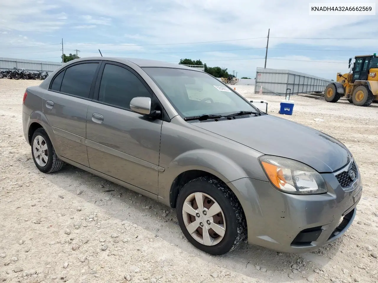 2010 Kia Rio Lx VIN: KNADH4A32A6662569 Lot: 59848655