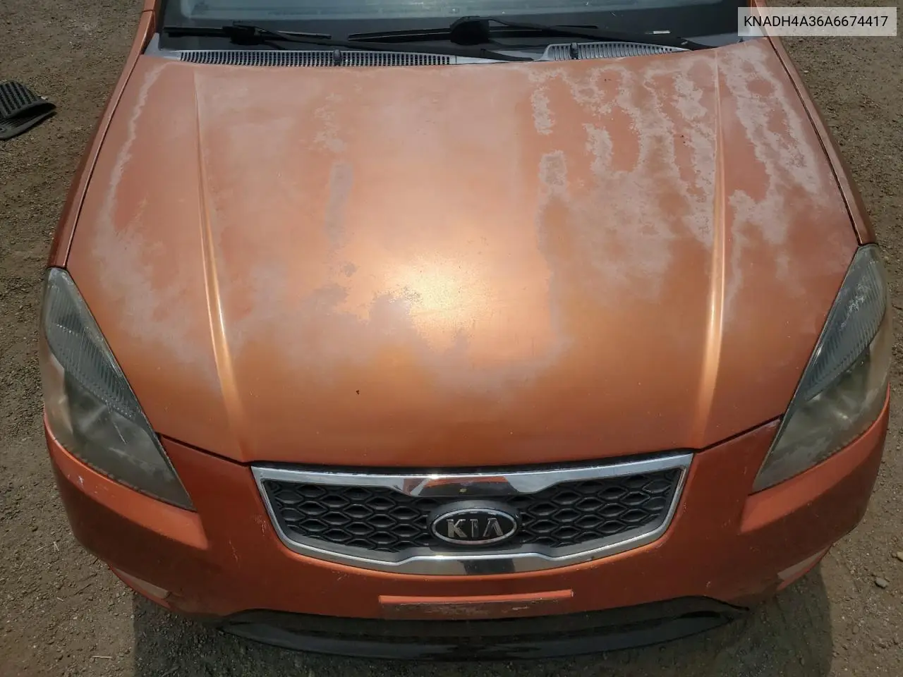 2010 Kia Rio Lx VIN: KNADH4A36A6674417 Lot: 59957985