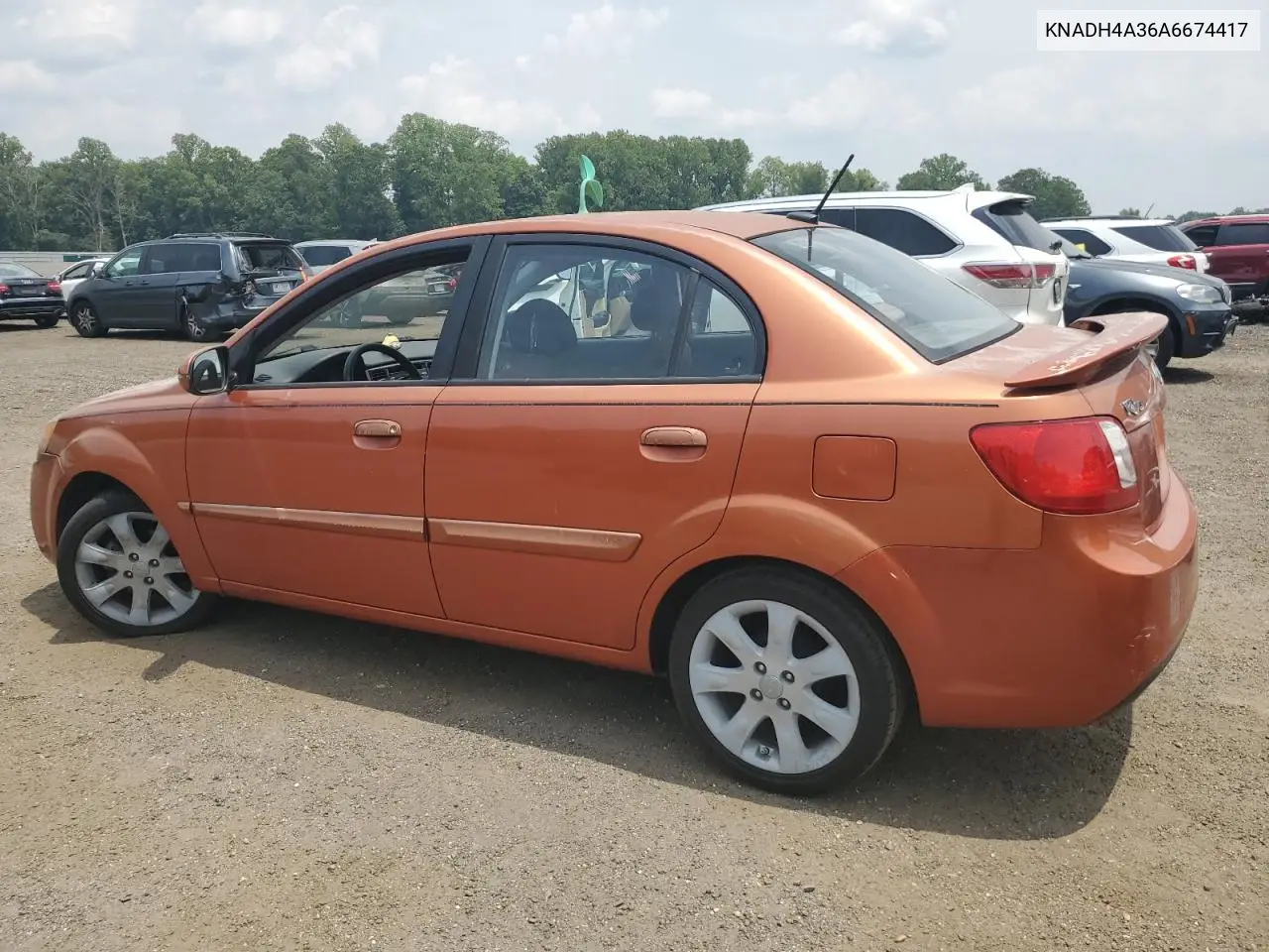 2010 Kia Rio Lx VIN: KNADH4A36A6674417 Lot: 59957985