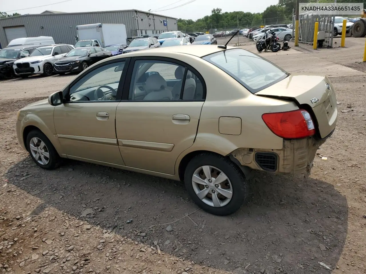 2010 Kia Rio Lx VIN: KNADH4A33A6651435 Lot: 60279745