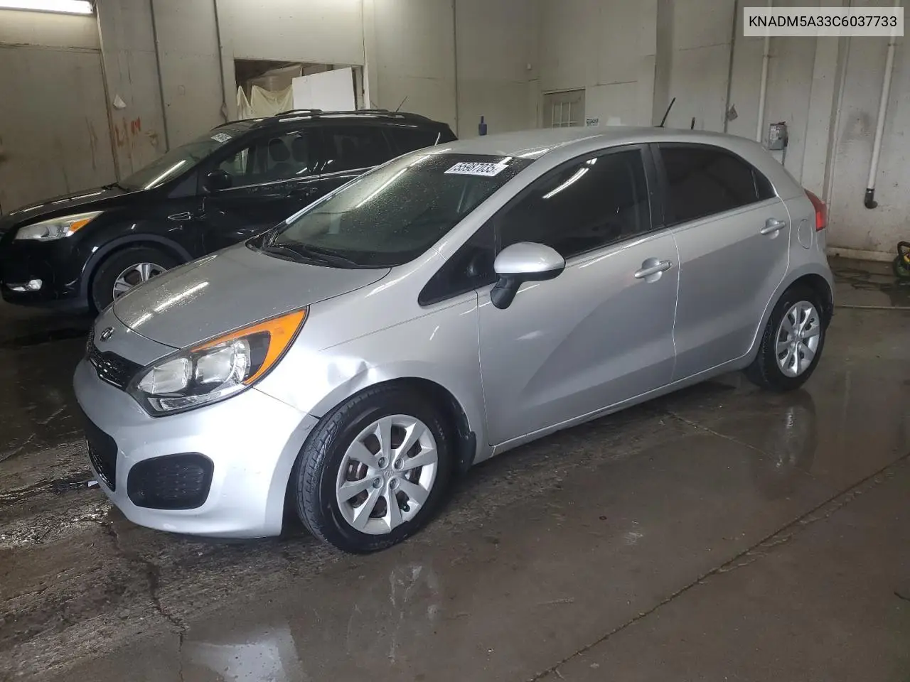 2012 Kia Rio Lx VIN: KNADM5A33C6037733 Lot: 55987035