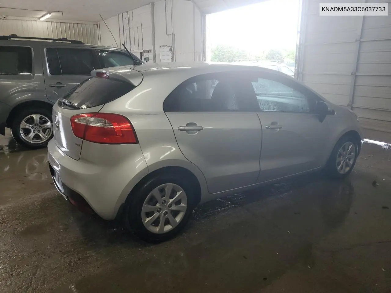 2012 Kia Rio Lx VIN: KNADM5A33C6037733 Lot: 55987035
