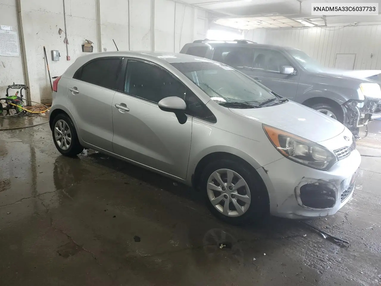 2012 Kia Rio Lx VIN: KNADM5A33C6037733 Lot: 55987035