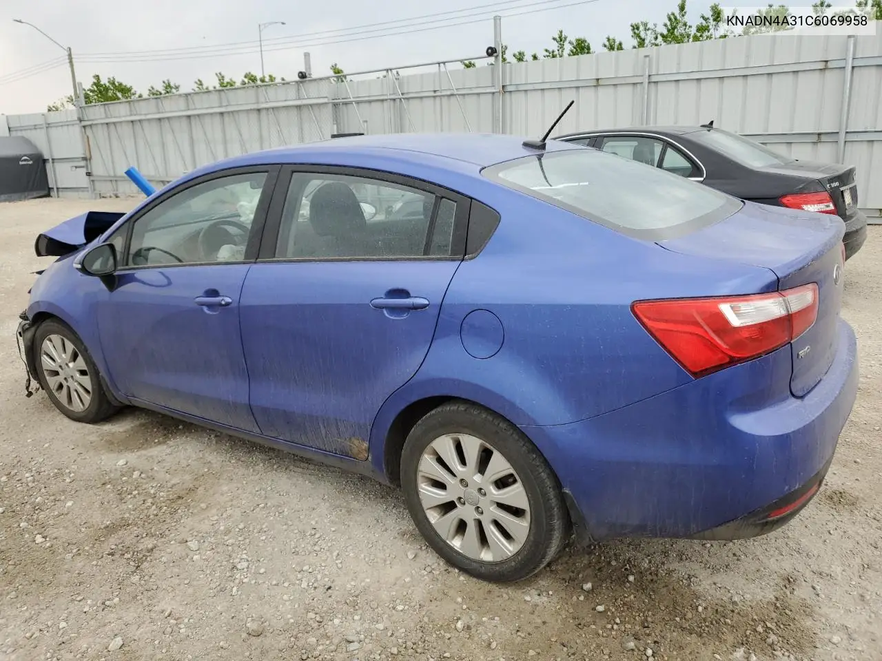 2012 Kia Rio Ex VIN: KNADN4A31C6069958 Lot: 56491985