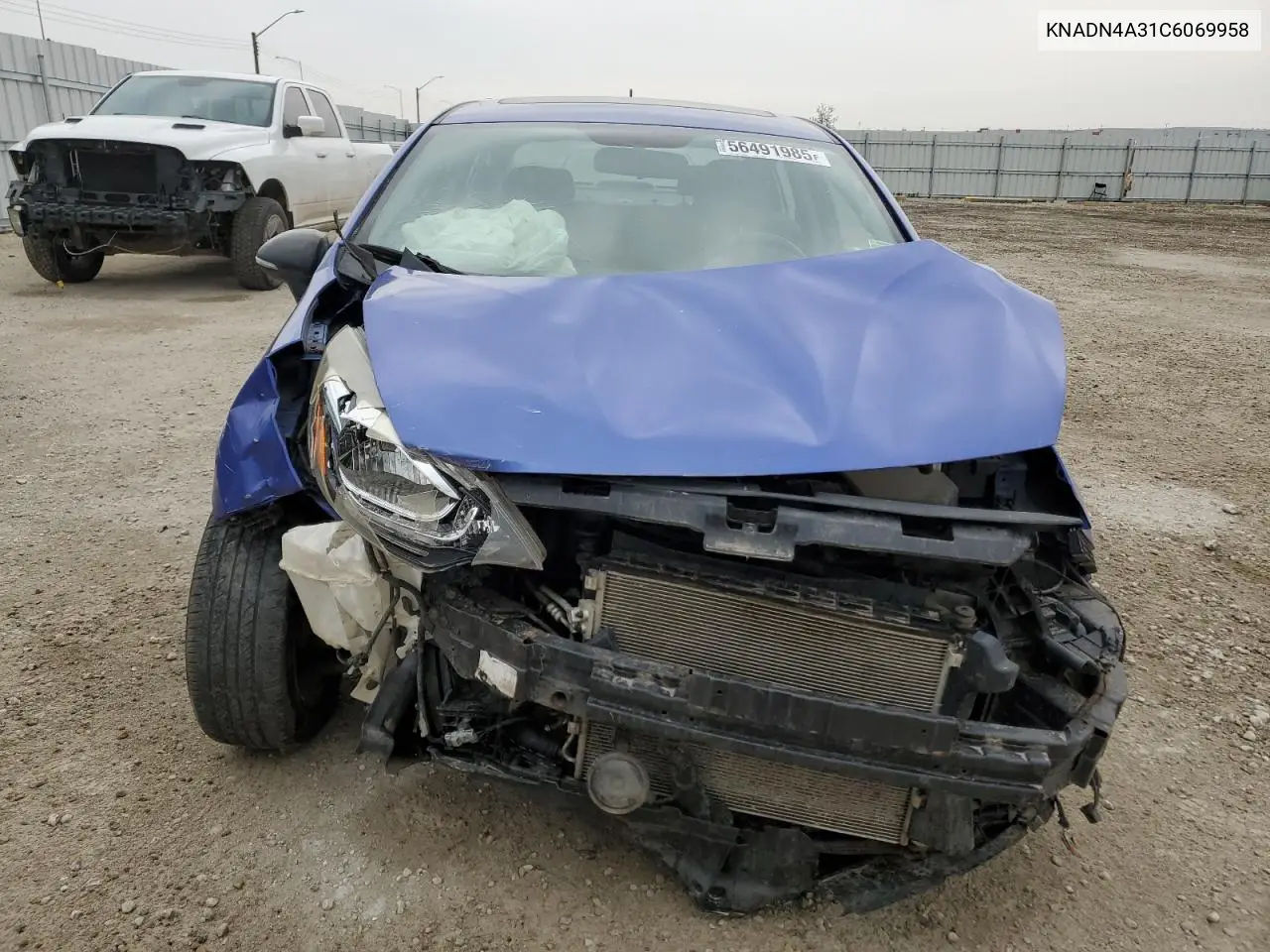 2012 Kia Rio Ex VIN: KNADN4A31C6069958 Lot: 56491985