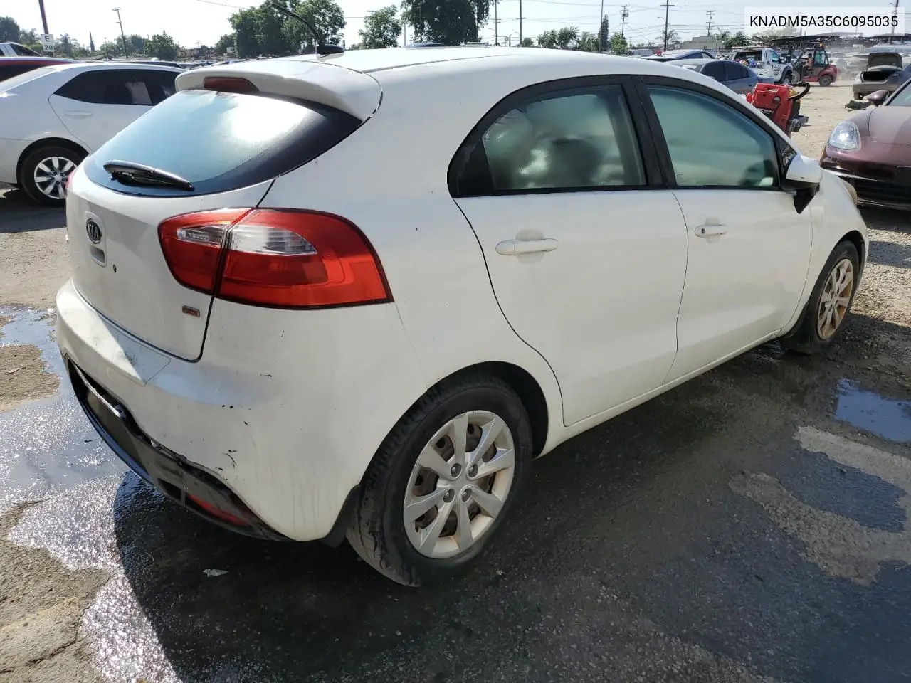 2012 Kia Rio Lx VIN: KNADM5A35C6095035 Lot: 62927255