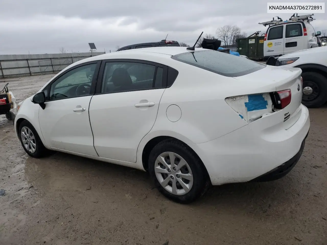 2013 Kia Rio Lx VIN: KNADM4A37D6272891 Lot: 44207995