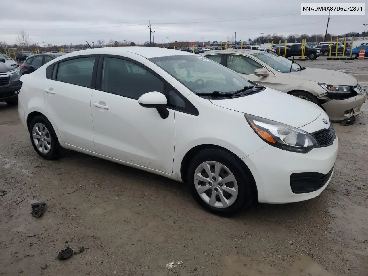 2013 Kia Rio Lx VIN: KNADM4A37D6272891 Lot: 44207995